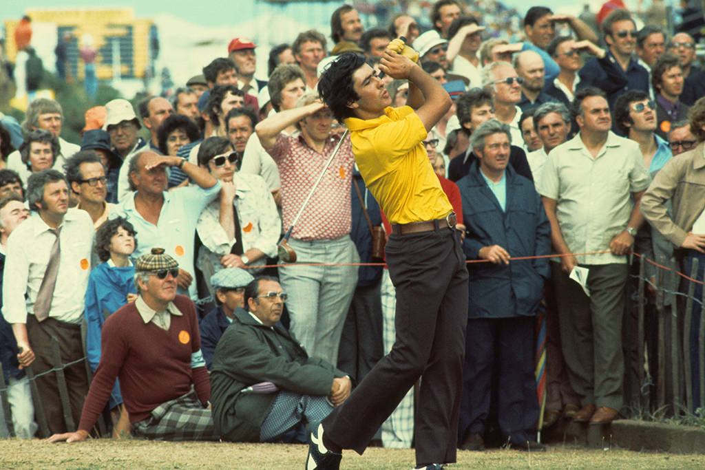Seve Ballesteros at Royal Birkdale in 1976